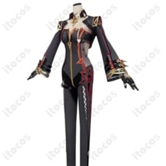 原神 マーヴィカ 炎神 コスプレ衣装｜豪華刺繍で高再現、軽量で撮影・イベントに最適 - 2枚目の画像（サムネイル）