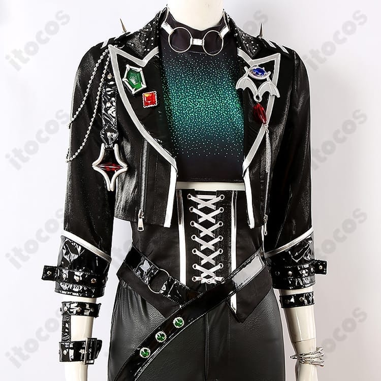 あんさんぶるスターズ！！ 逆先夏目 イービルTELEPHONE衣装 高再現・動きやすい設計で撮影もイベントも快適 - 3枚目の画像