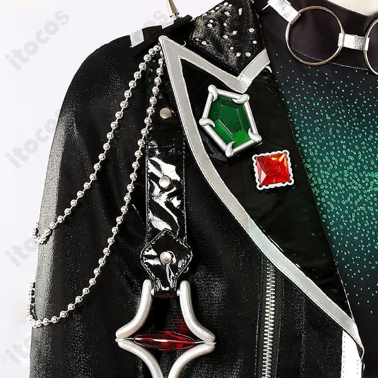 あんさんぶるスターズ！！ 逆先夏目 イービルTELEPHONE衣装 高再現・動きやすい設計で撮影もイベントも快適 - 4枚目の画像