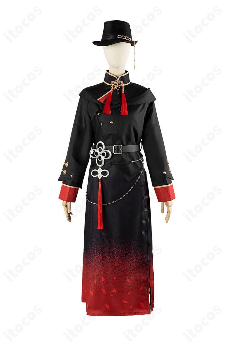 インナー正面装飾のクローズアップ。襟飾りとフロントの意匠を示すホロライブ星街すいせい衣装