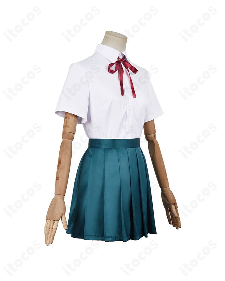 染井吉乃 コスプレ衣装の右側面。ウエスト位置とスカート丈のバランスが美しく見える角度。