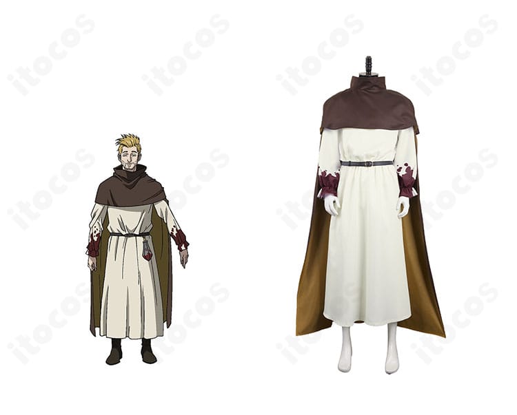 ノヴァクのコスプレ衣装 正面とキャラクターイメージ｜チ。-地球の運動について-の雰囲気を再現