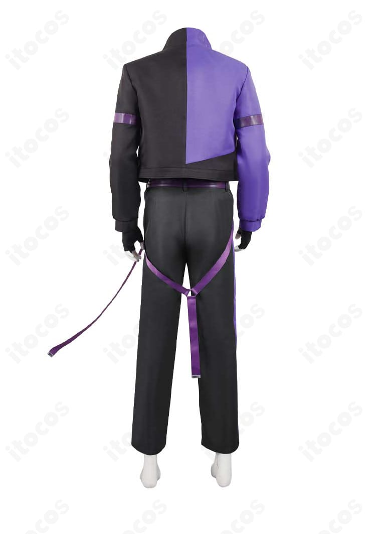 怪獣8号 保科宗四郎 防衛隊制服コスプレの背面。背中のライン取りと全体バランスを確認できる画像