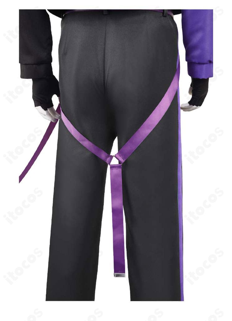 怪獣8号 保科宗四郎 防衛隊制服コスプレのズボン背面デザイン。後ろ姿のシルエットとキャラクター性の反映が分かる画像