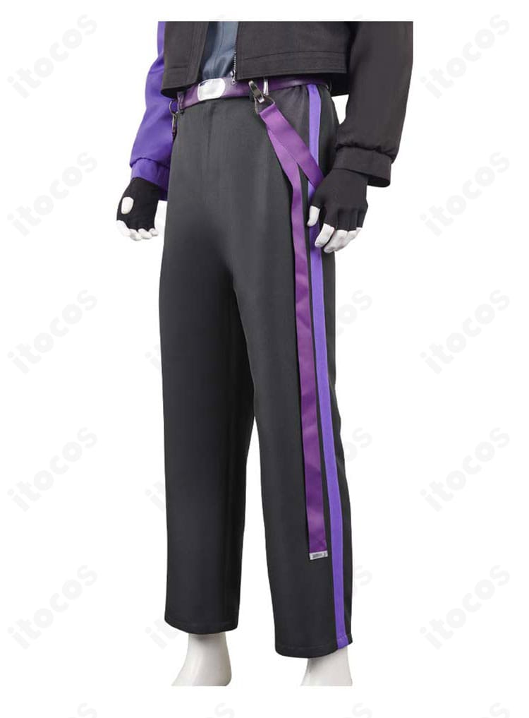 怪獣8号 保科宗四郎 防衛隊制服コスプレのズボン前面ディテール。トップスとの統一感とラインの整いを示す画像