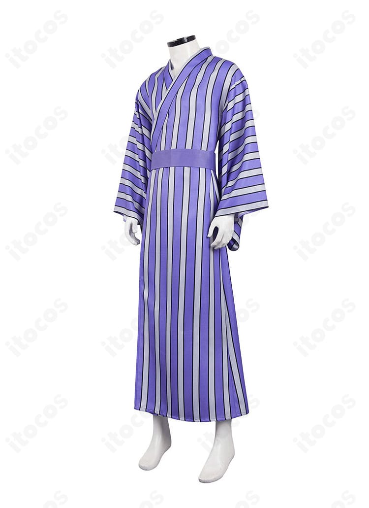 保科宗四郎 コスプレ衣装の左側面。裾線のバランスと体のラインを美しく見せる設計。