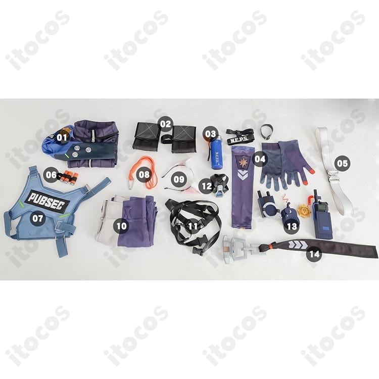 ゼンレスゾーンゼロ セス・ローウェル コスプレ衣装一式 高再現で動きやすいセット内容 - 4枚目の画像