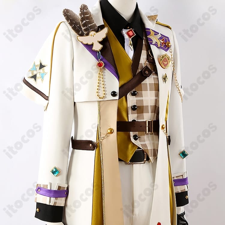 あんスタ 羽風薫 インテリジェンス衣装｜高再現フルセットで撮影映え、XS〜XXXL＆オーダー対応 - 4枚目の画像