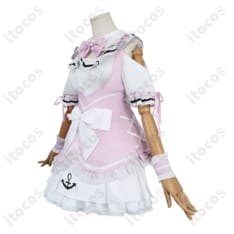 ホロライブ 湊あくあ ピンクメイド コスプレ衣装。可愛いシルエットでイベント映え - 2枚目の画像（サムネイル）