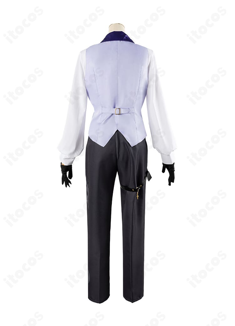 にじさんじ 榊ネス コスプレ衣装・インナー背面。ベスト背面のシルエットと縫製ラインを確認