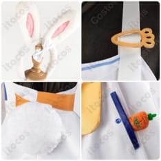 兎田ぺこら ぺこらマミー コスプレ衣装｜高再現で動きやすい一式セット、イベントに最適 - 5枚目の画像（サムネイル）