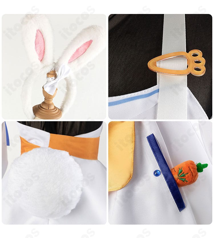 ホロライブ 兎田ぺこら ぺこらマミーのカチューシャ・髪飾り・小物の近接画像。うさ耳モチーフと装飾の質感が分かる。