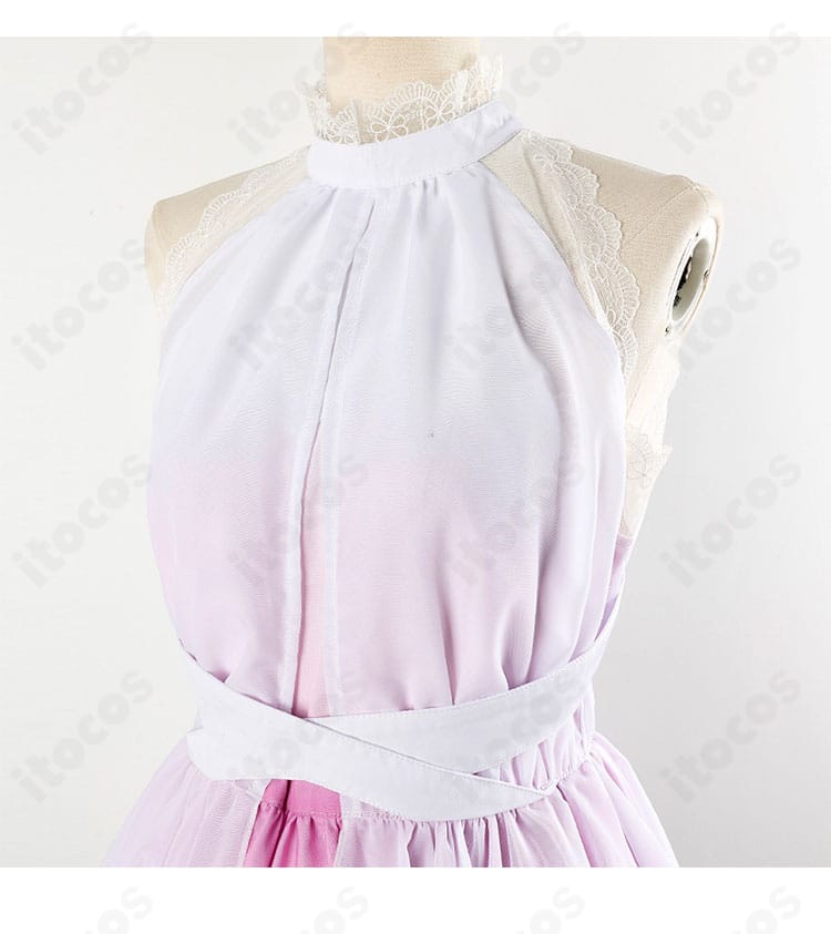 上衣ディテール：シャツ部分の切り替えとボタン配置（日野下花帆・乙宗梢衣装）