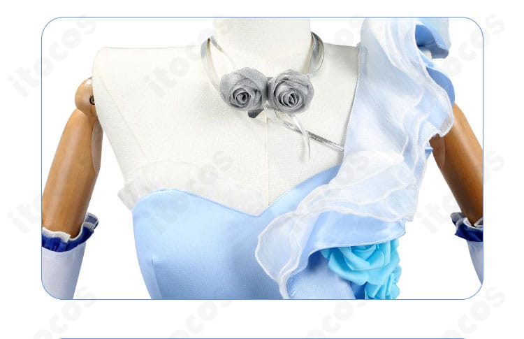 調香師（ヴェラ・ナイエル）波を追うバラ 衣装の首飾りディテール接写