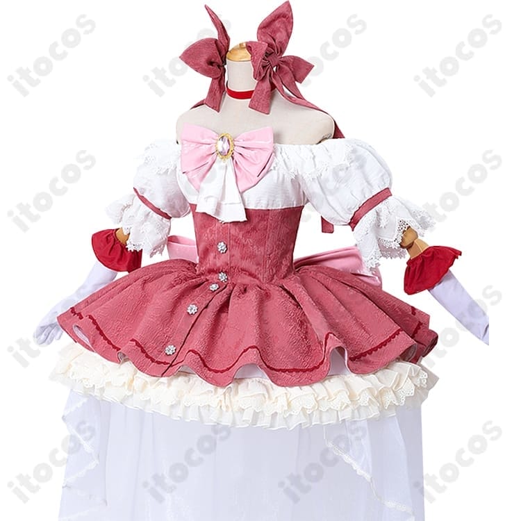 劇場版 魔法少女まどか☆マギカ 鹿目まどか新衣装ドレス 高再現で撮影映え、イベント快適 - 2枚目の画像