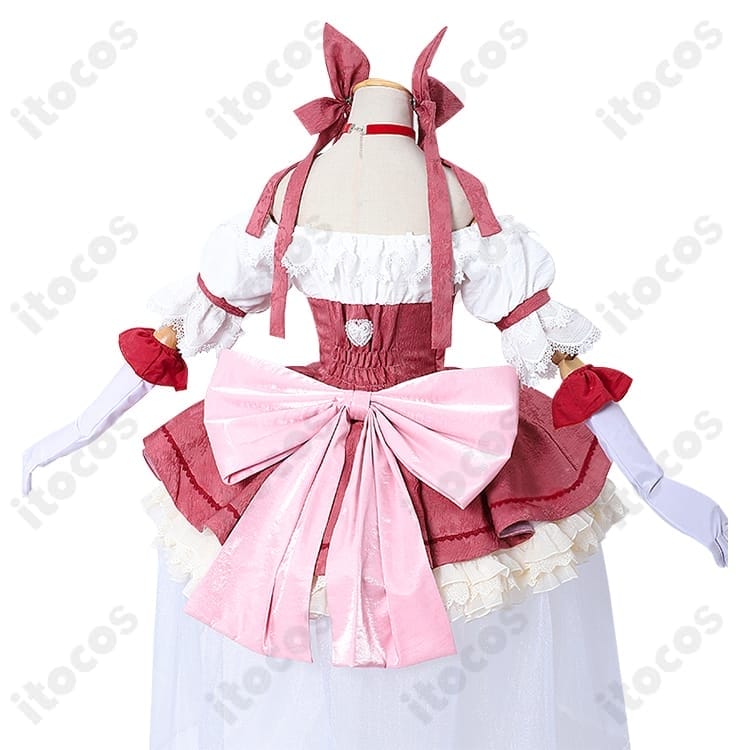 劇場版 魔法少女まどか☆マギカ 鹿目まどか新衣装ドレス 高再現で撮影映え、イベント快適 - 3枚目の画像