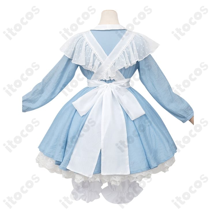 木之本桜 アリス風メイド衣装｜軽やかな着用感で高再現、イベント撮影に最適 - 2枚目の画像
