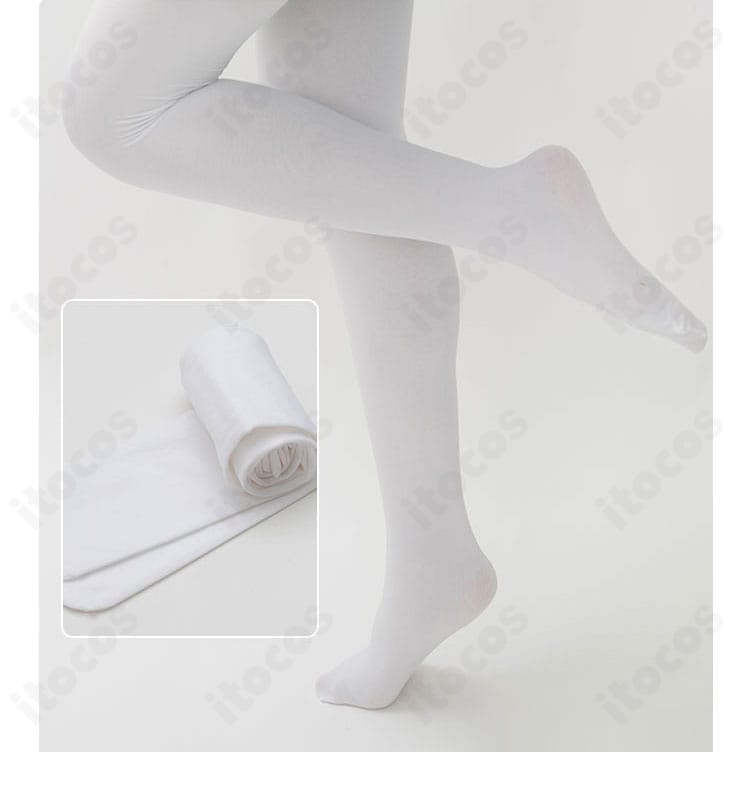 木之本桜 アリス風メイド衣装のソックス装飾。リボンとレース調ディテールで足元まで可愛く統一。