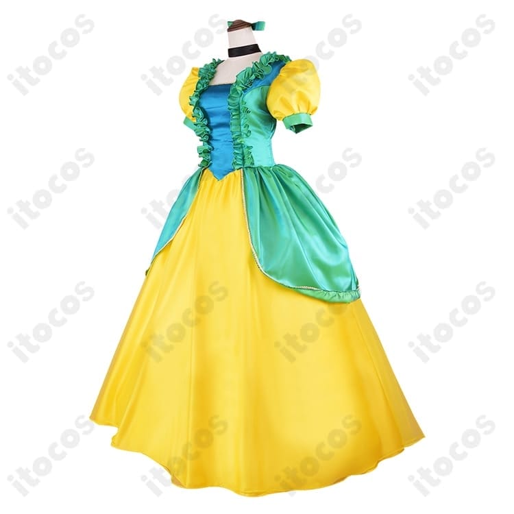 シンデレラ ドリゼラ実写版ドレス 高再現度で撮影映え、快適な着用感とサイズ展開 - 2枚目の画像