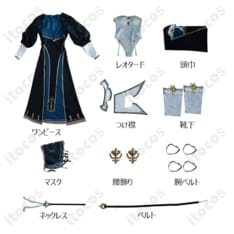 ホロライブ 白銀ノエル シスター×黒騎士風コスプレ 高再現・着脱簡単・撮影映えのフルセット - 6枚目の画像（サムネイル）