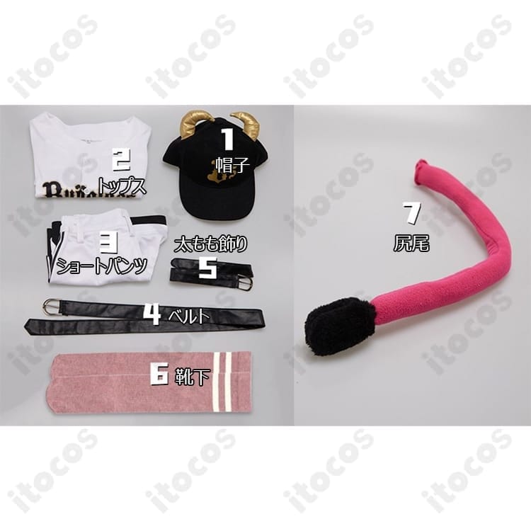 白銀ノエル×オリックス・バファローズコラボ 高再現コスプレ衣装｜軽快で映える応援スタイル - 5枚目の画像