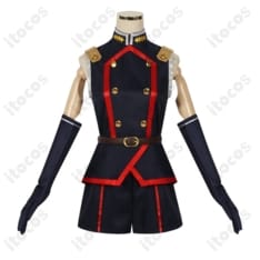 魔都精兵のスレイブ 駿河朱々 コスプレ衣装 高再現で快適、イベント・撮影に最適 - 1枚目の画像（サムネイル）