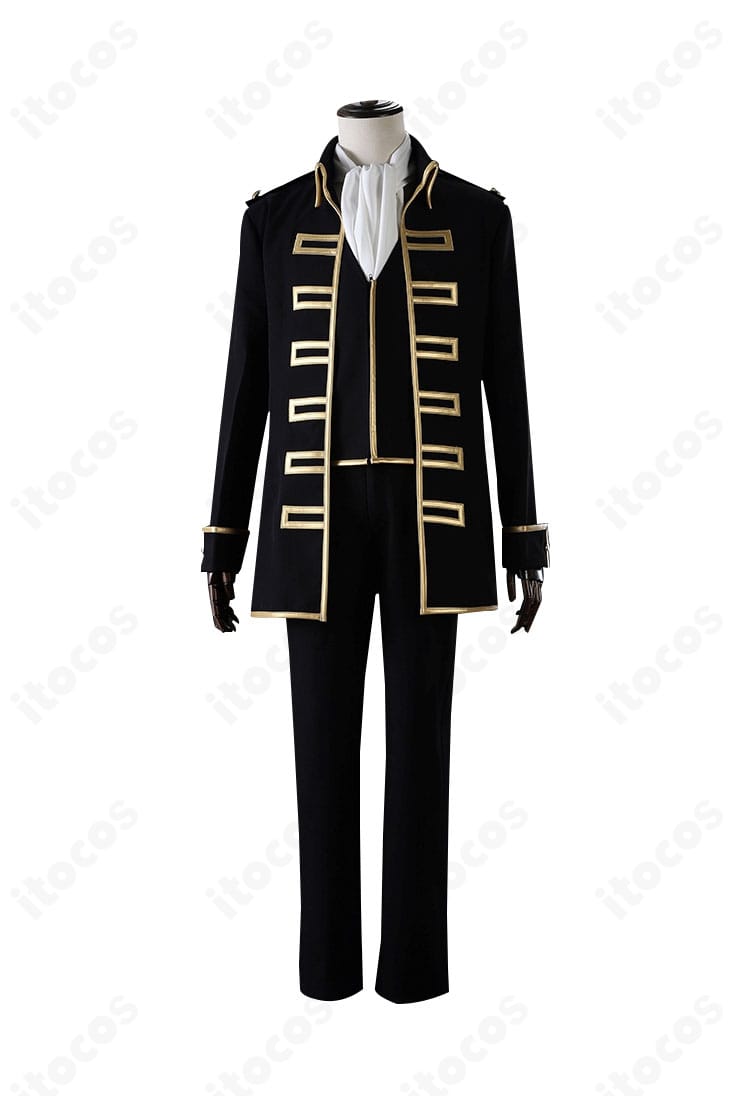 銀魂 近藤勲・土方十四郎・沖田総悟用の真選組隊服（正面）。イベントや撮影向けのセットアップ。