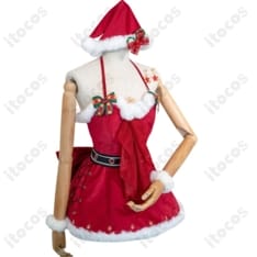 エマ ダーリンレッド（クリスマス）衣装｜NIKKE公式再現で華やかに映える5点セット - 1枚目の画像（サムネイル）