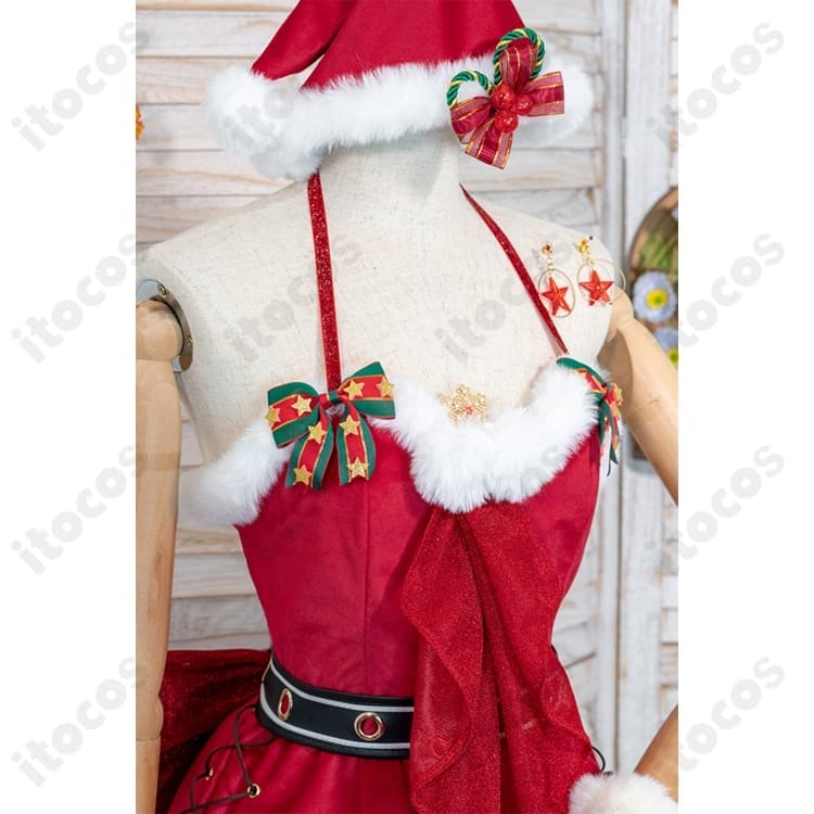 エマ ダーリンレッド（クリスマス）衣装｜NIKKE公式再現で華やかに映える5点セット - 3枚目の画像