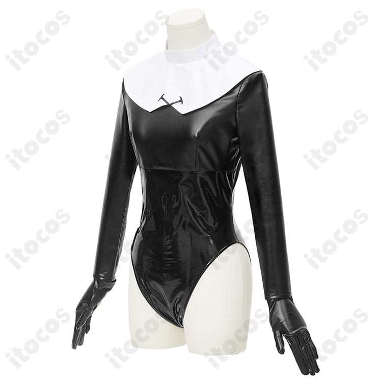 ブルーアーカイブ 歌住サクラコ 覚悟 高再現レオタードセット、イベント・撮影に最適 - 2枚目の画像