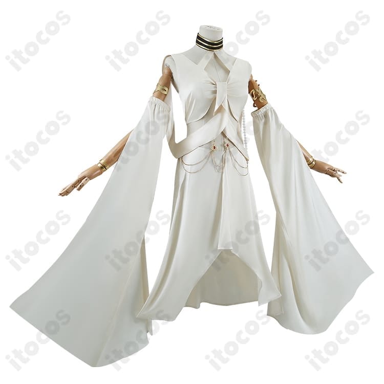 崩壊:スターレイル 星神「豊穣」薬師 コスプレ衣装 高再現で長時間快適、撮影に映える神官風セット - 2枚目の画像