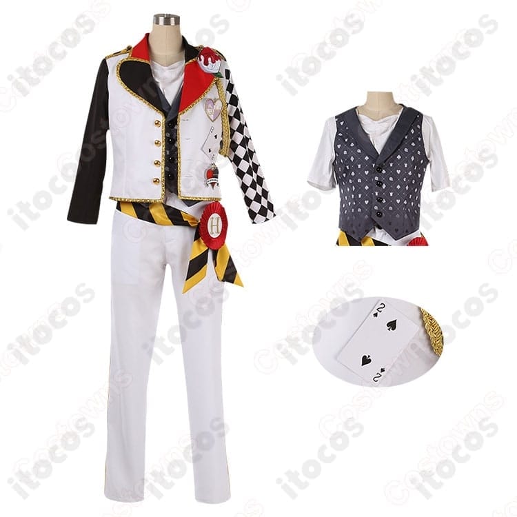 ディズニー ツイステッドワンダーランド エース・トラッポラ 寮服 高再現コスプレ｜イベント映えと快適着用 - 11枚目の画像