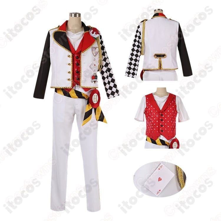 ディズニー ツイステッドワンダーランド エース・トラッポラ 寮服 高再現コスプレ｜イベント映えと快適着用 - 8枚目の画像