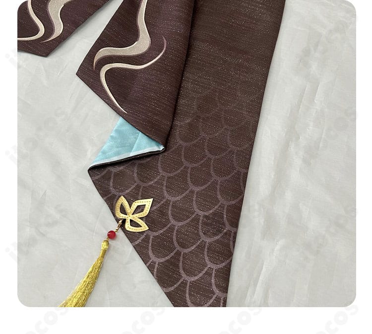 霊砂 コスプレ衣装 スカート裾の装飾と縁取りの質感