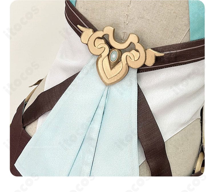 霊砂 コスプレ衣装 背面ディテール（留め具・背飾りの配置）