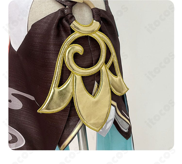 霊砂 コスプレ衣装 腰部装飾のアップ（ベルト・モチーフ）