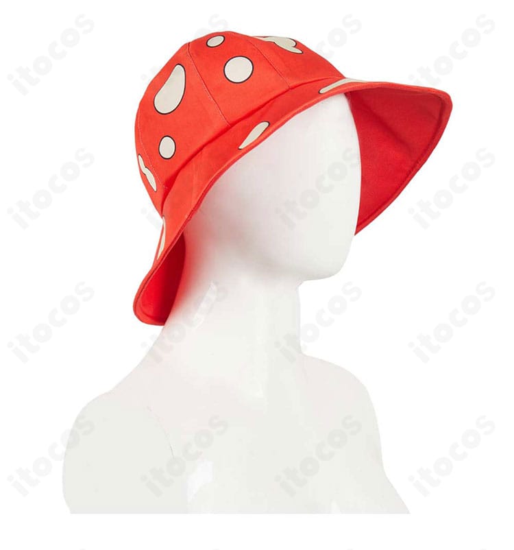 マルシル・ドナトー衣装 帽子右側装飾の詳細。つばのラインと装飾