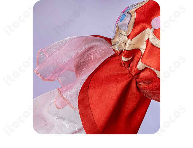 三月なのか 巡狩Ver. 衣装の袖装飾ディテール。縁取りと意匠の仕上がりを確認