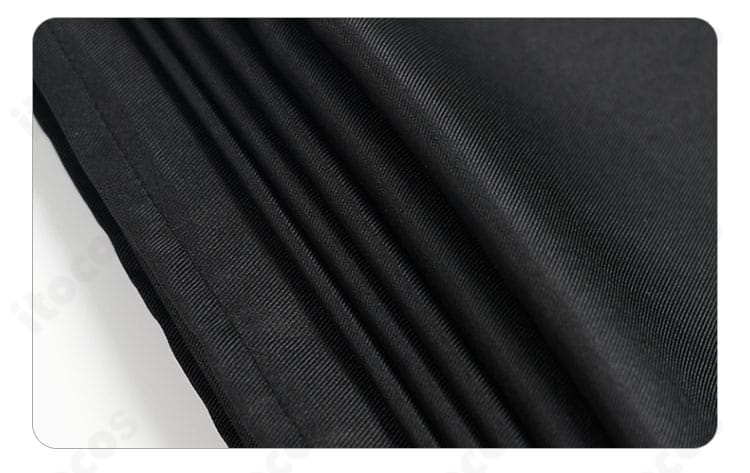 裏梅の袈裟部分のデザインと素材感。落ち感と面の美しさが分かる詳細画像