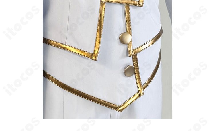 裾（衣裳裾）部分の装飾ラインと生地の質感アップ