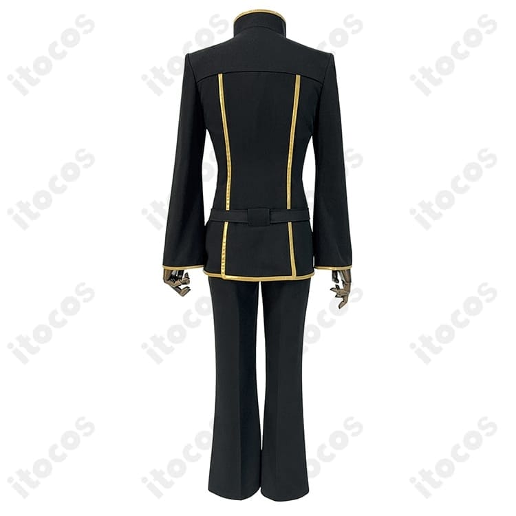 コードギアス ルルーシュ学園制服コスプレ 上着・ズボン・ベルトの3点セットで高再現＆快適 - 2枚目の画像