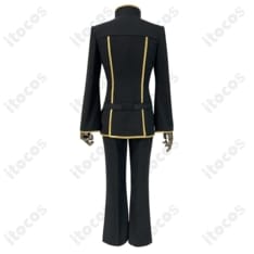 コードギアス ルルーシュ学園制服コスプレ 上着・ズボン・ベルトの3点セットで高再現＆快適 - 2枚目の画像（サムネイル）