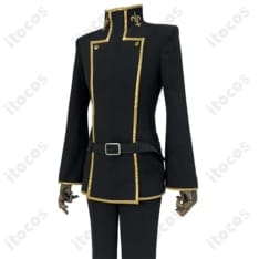 コードギアス ルルーシュ学園制服コスプレ 上着・ズボン・ベルトの3点セットで高再現＆快適 - 3枚目の画像（サムネイル）