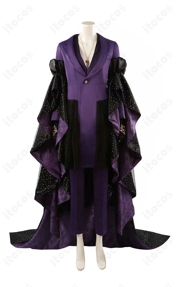 ツイステ ヴィル・シェーンハイトのコスプレ衣装正面。襟元ラインと装飾位置を高精度に再現したディテール