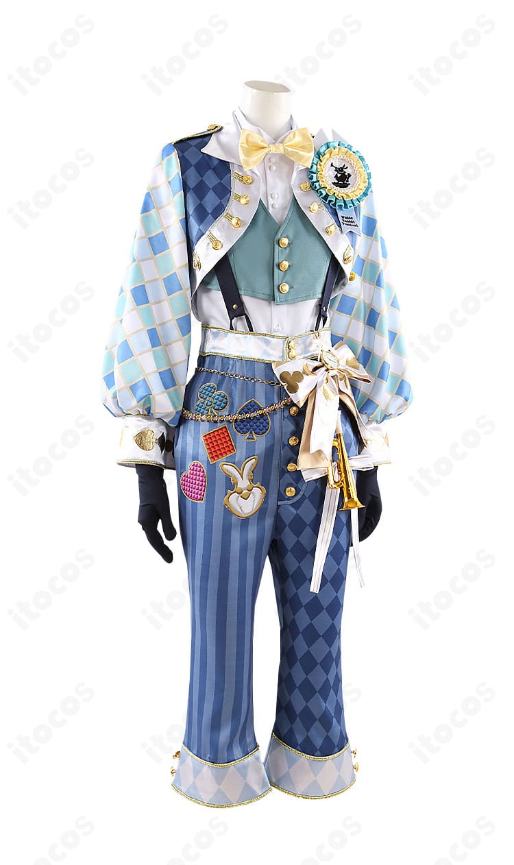 デュース・スペード ラビット・ウェア右側面カット｜袖口とたすき位置のディテール