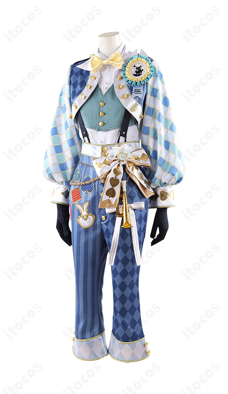 デュース・スペード ラビット・ウェア左側面カット｜腕ベルトとコートラインの形状