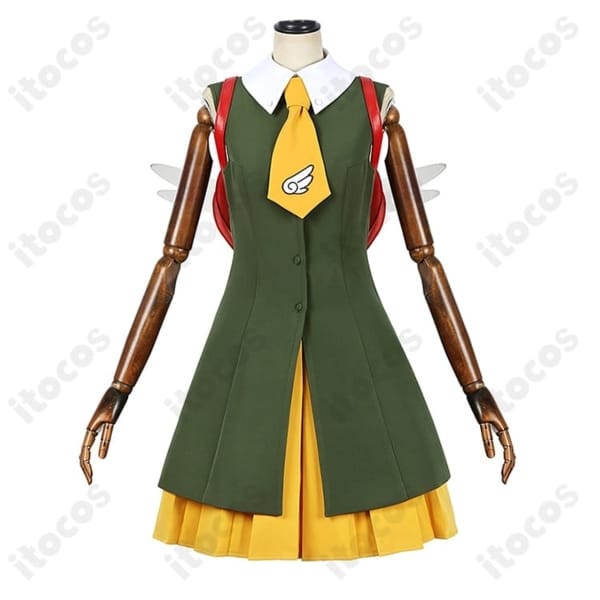 劇場版カードキャプターさくら 木之本桜 制服コス 高再現で動きやすく、撮影会に最適
