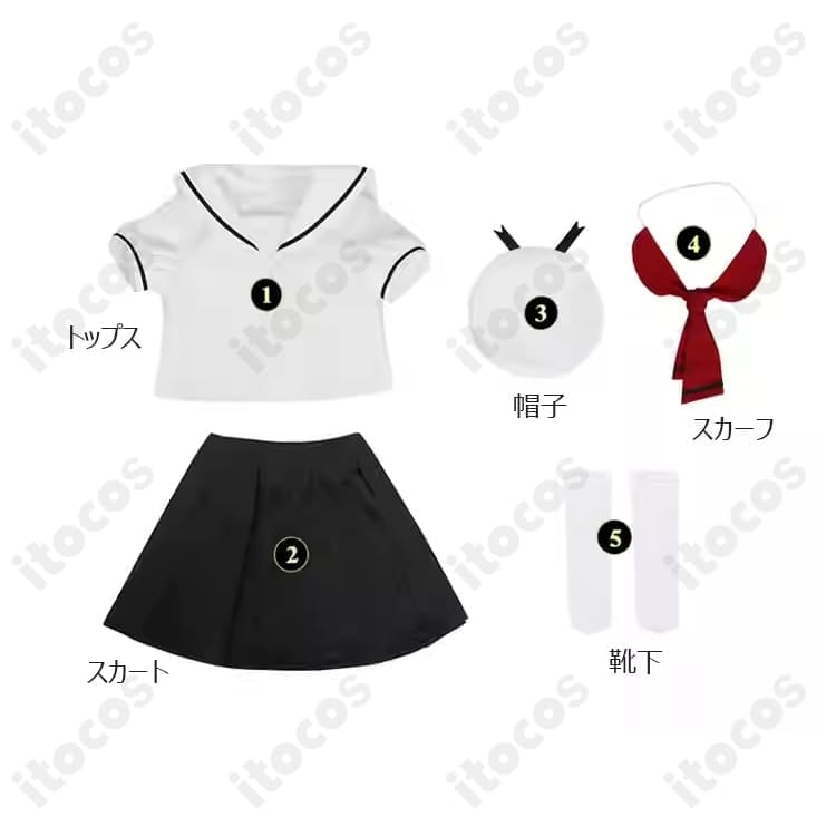 木之本桜 夏服コスプレ衣装｜高再現ディテールで軽やか、撮影・イベントに最適 - 5枚目の画像