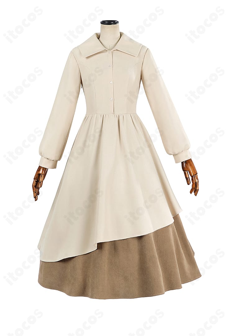 インナー部分の正面ディテール。柔らかな風合いと首元の収まりが分かるカット。