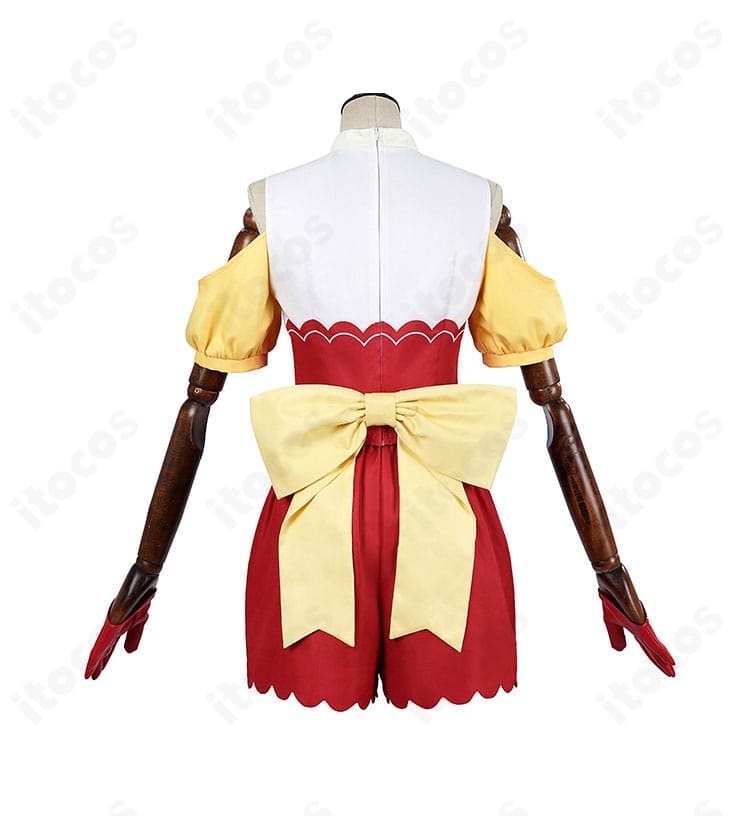 MEMちょ衣装【推しの子】背面デザイン。背部の蝶結びが主役となるレイアウトで、背中の見え方を再現